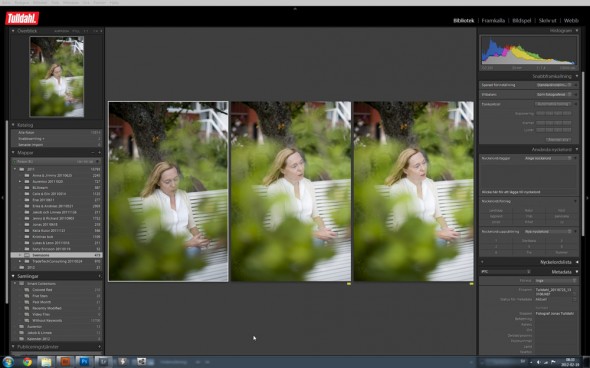 fototeknik alla |Arbetsflöde / urval med Lightroom